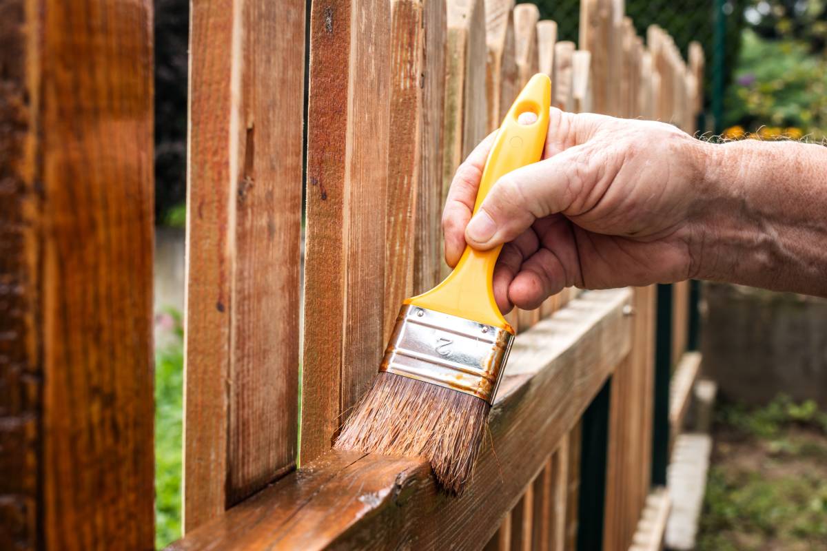 Backyard appeal boost Fence painting ideas you can try